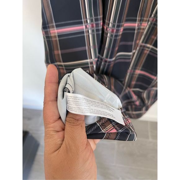 ELOQUII Plaid Pattern Plus Size Midi Dress Size 14 - Picture 7 of 8